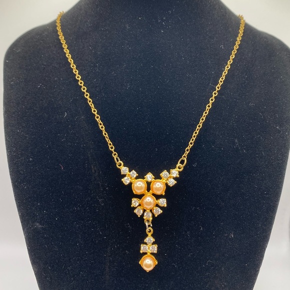 Gold Drop Necklace - Picture 1 of 2